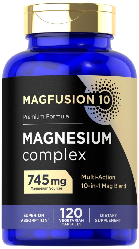Supplément complexe de magnésium 745mg.120 Capsules.