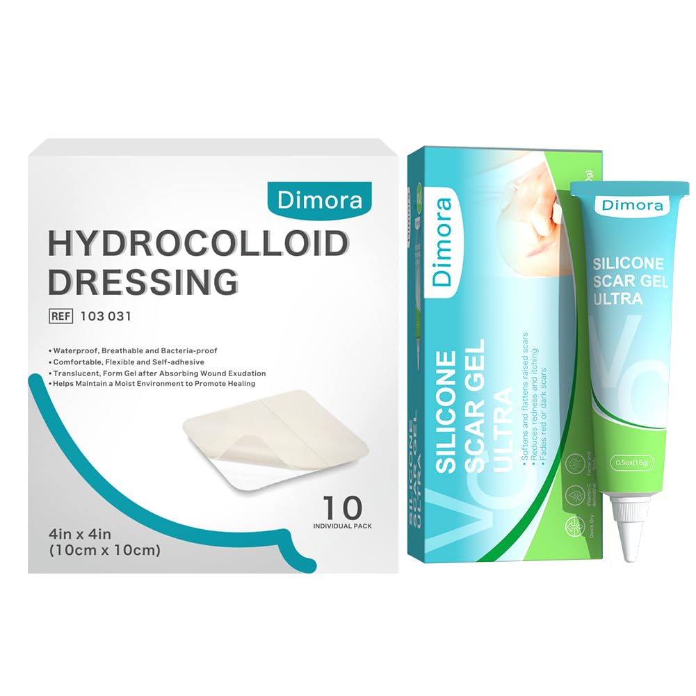 Dimora Hydrocolloid Wund Dressing & Silikon Nargel Gel