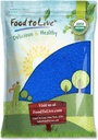 Food to Live Organic Blue Spirulina Powder, 8 Pounds – Non-GMO, Pure Raw Blue-Green Algae Extract, Vegan, Non-Irradiated, Great for Juices, Smoothies, Shakes, Drinks und Food Coloring