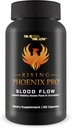 Rising Phoenix Pro Blood Flow - L-Arginine Blood Circulation Supplement - Notre meilleur supplément de circulation Pro Rising Phoenix pilule masculine pour une circulation saine - Notre meilleur supplément de flux sanguin pour les hommes