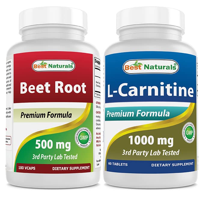 Poudre de racines de betterave 500 Mg et L-Carnitine 1000mg