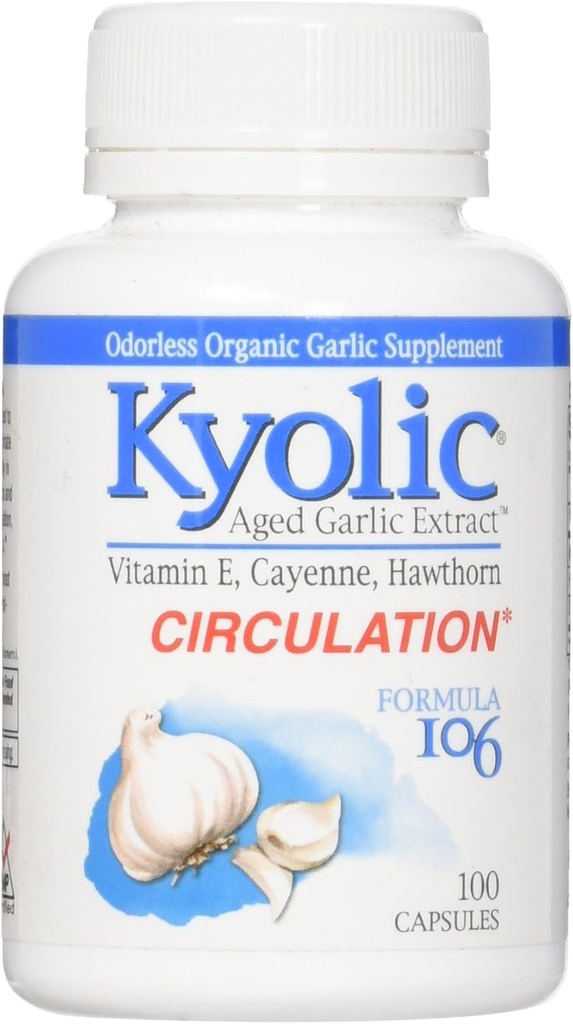 Kyolic Aged Knoblauch Extrakt Gesundes Herz Formel 106 - 100 Kapseln