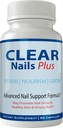 Klare Nails Plus Pillen Ergänzung - Fortgeschrittene einzigartige Haarwachstum Vitamine und Mineralien mit Biotin - Gluten Free 60 Kapseln - Haar Lash Haut und Nägel Extra Stärke Formel Wachstum Booster