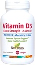 NEU ROOTS HERBAL Vitamin D3 2.500 IU (62.5 mcg) | Gesunde Muskelfunktion | Immununterstützung | Non-GMO & Gluten-Free (60 Softgels)