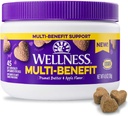 Wellness Peanut Butter & Apple Flavored Soft Chews Multi-Benefit Ergänzungen für Hunde, 45 Zähler