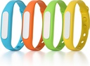 Moskito Repellent Armbänder für Erwachsene Kinder, Individuell Wrapped Anti-Insect Armband für Indoor Outdoor, wasserdicht Bug Schutz für Camping Angeln Wandern (4 Pack)