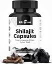 KIKI Green Shilajit Capsules - Himalayan Supplement, 40% Fulvic Acid und Trace Minerals - 500 mg pro Servierung für Stärke, Energie, Immunität - 120 Vegan Graf