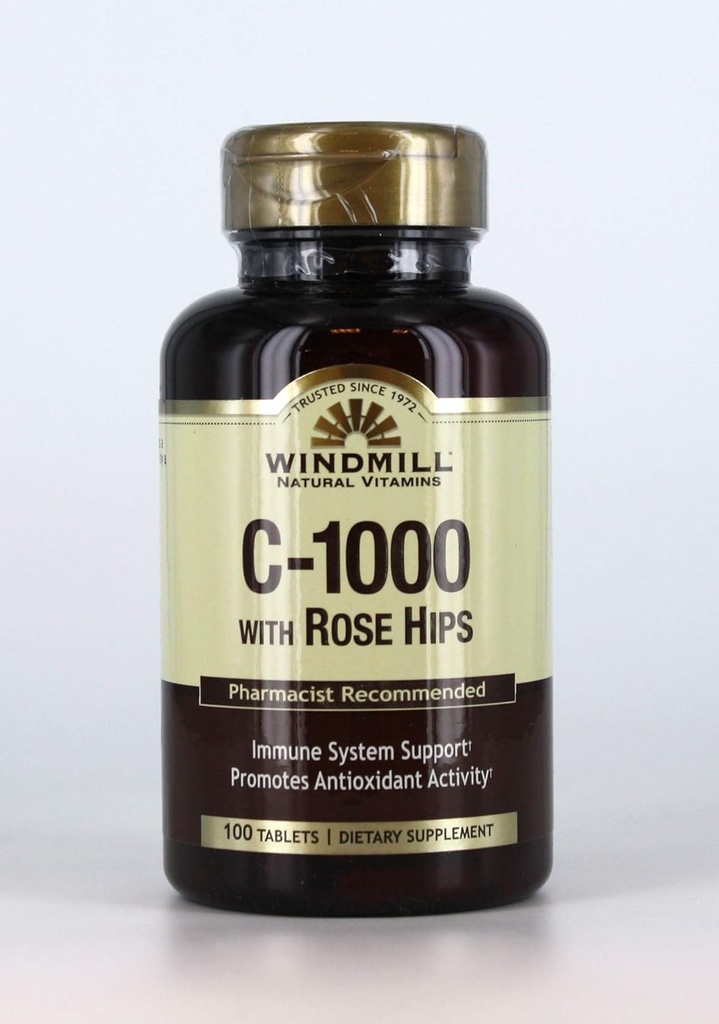 Vitamine C TABS 1000MG R/H WMILL Taille : 100
