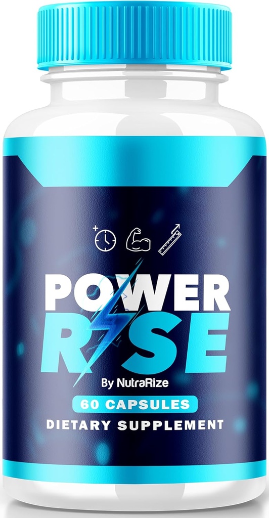 Élevée de puissance pour les hommes, Élevée de puissance officielle pour les hommes Pills, All Natural Male Support for Peak Performance and Overall Health, Premium Power Riser En Capsulas Pastillas Review (60 capsules)