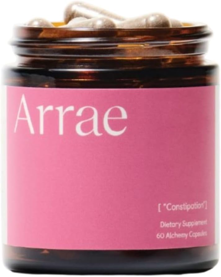 Arrae Constipation Relief: Natural Colon Cleanse, Fast-Acting Capsules for Regular Bowel Movements & Gut Health, Digestive Detox, Bloating Relief für Damen und Herren, Gut Cleanse (60 Count)