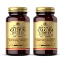 Solgar Advanced Calcium Complex - 120 Tabletten, Paket von 2 - mit Zink, Boron, Vitamine D3 & K2 - Non-GMO, Glutenfrei, Dairy Free - 60 Gesamt Servierungen