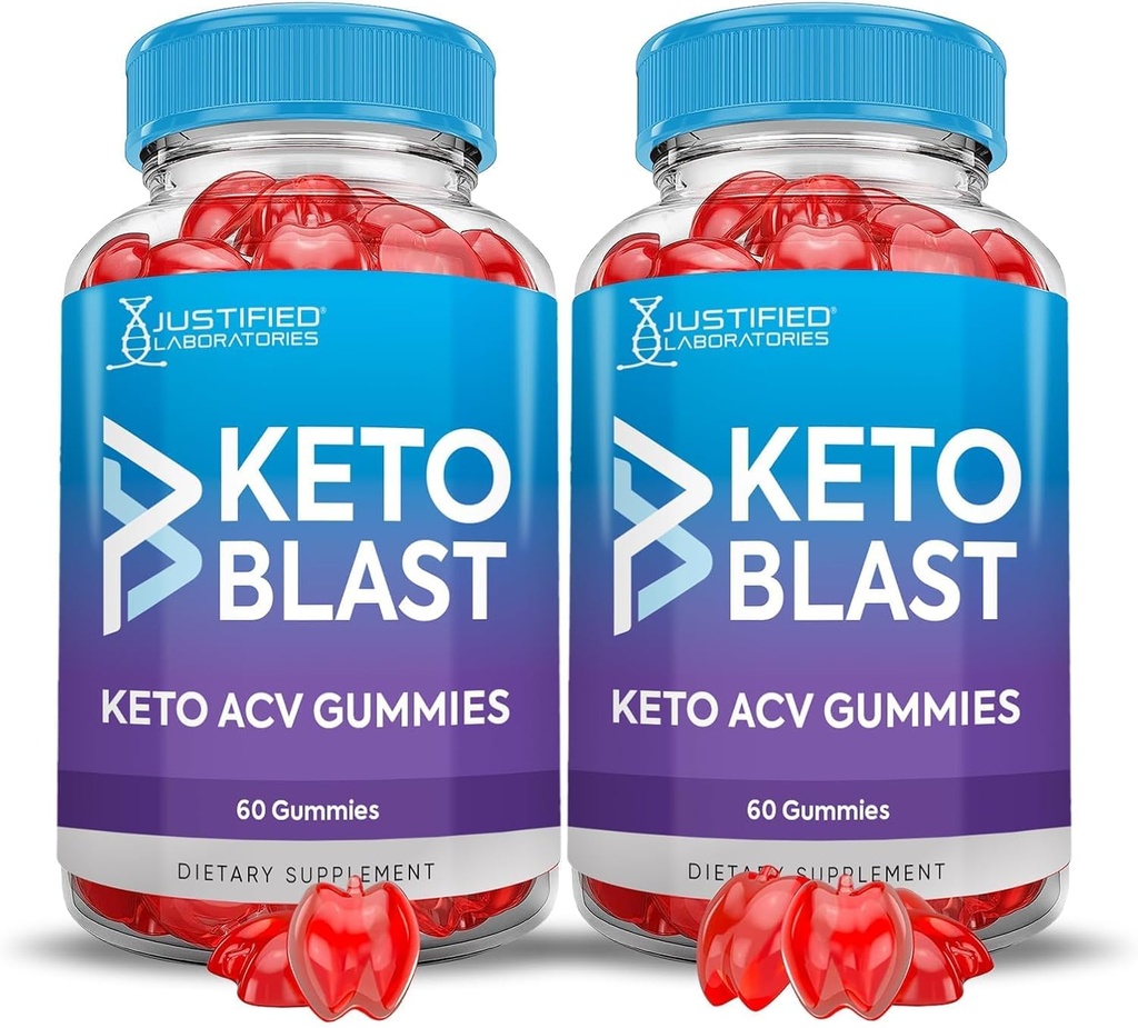 (2 Pack) Apfel Apfel Apfelessig Gummie 1000MG Keto Blast Keto ACV Gummis Erweiterte Formel Formuliert mit Granatapfel-Blütensaft Pulver B12 Vegan Non GMO 120 Gummys