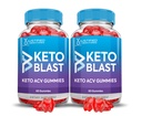(2 Pack) Apfel Apfel Apfelessig Gummie 1000MG Keto Blast Keto ACV Gummie Fortgeschrittene Formel Formuliert mit Granatapfel-Blütensaft Pulver B12 Vegan Non GMO 120 Gummys