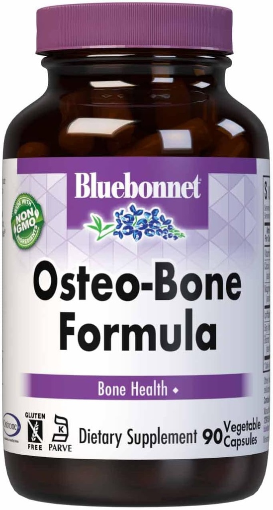 BlueBonnet Osteo-Bone Formel Vegetarische Kapseln, 90 Graf