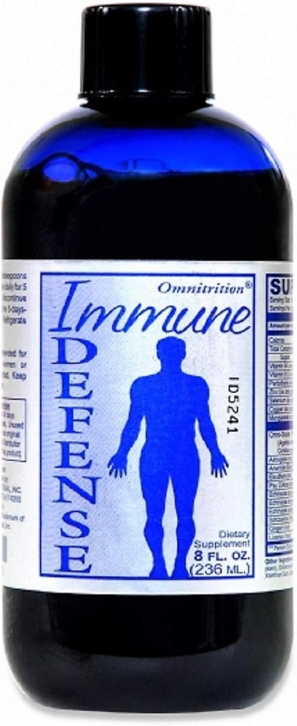 Supplément alimentaire de défense immunitaire d'omnitrition avec 10 champignons chinois et mélange antioxydant pour une nutrition optimale - 8 bouteilles d'Once
