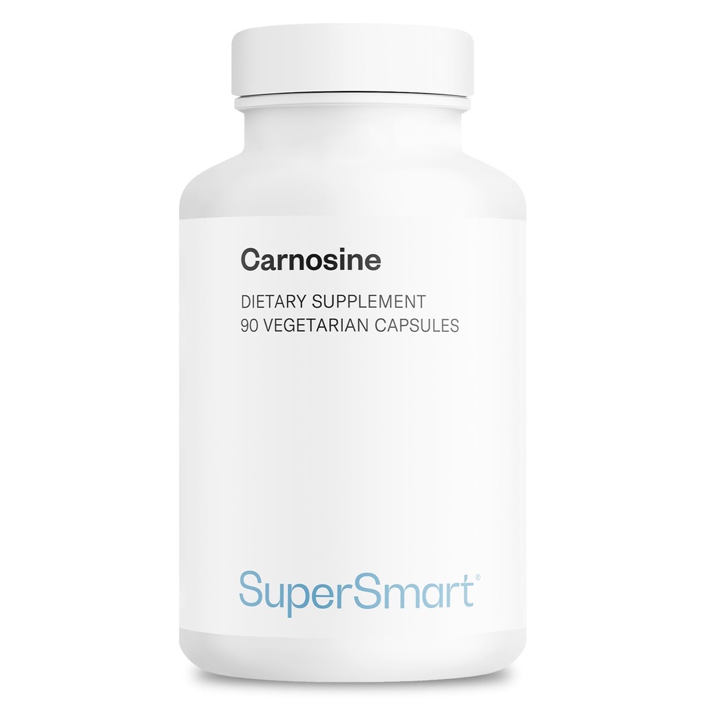 Supersmart - Carnosine 1500mg pro Tag (High Potency) - Dipeptide L-Carnosine Supplement | Non-GMO - 90 Vegetarische Kapseln