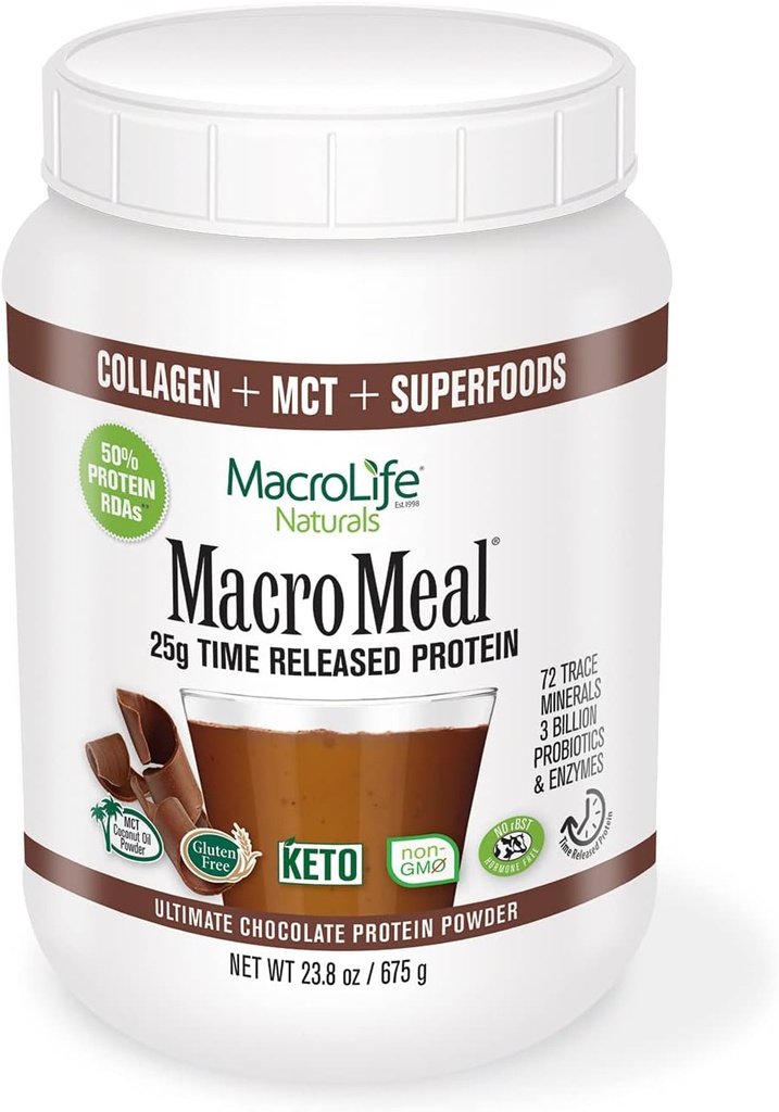 MacroLife Naturals MacroMeal Omni Protein - Schokolade - 15 Portionen