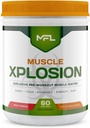 MFL Muscle Xplosion (pré-entraînement) 0 Sucre sucré avec Stevia (tout naturel) 60 portions (fruit punch)