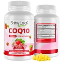 Shiny Leaf CoQ10 100mg - Supplément CoQ10 à croquer - Coenzyme Q10 pour la santé cardiaque et l'énergie - Supplément CoQ10 naturel pour le bien-être cardiovasculaire - 100mg Comprimés à croquer, 90 comprimés, fabriqués aux États-Unis