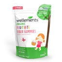 Wellenments Bio Fiber Fruit Bite Gummis | Unterstützt Kinder & Kleinkinder Verdauungsgesundheit* | Hergestellt w/REAL FRUIT | 3g Fiber per Servieren | Yummy Erdbeeren Flavor | Alter 2+