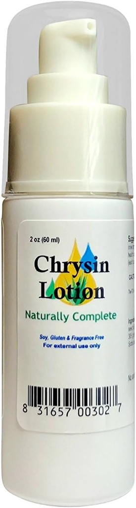 Chrysin - Non-GMO - Unscented - für Männer und Frauen 2 Unzen. Pumpe Flasche