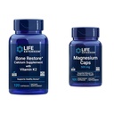 Prolongation de la durée de vie Restauration des os + Vitamine K2 Vitamines et minéraux Maintenir la santé des os et la force et les bouchons de magnésium, 500 mg, Oxyde de magnésium, Citrate, Succinate, Santé cardiovasculaire, Bons santé