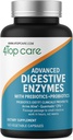 H4U Verdauungsenzyme: Ultimate Health Solution mit Probiotika, Präbiotika und Enzymen für Frauen und Männer. Diese vegetarische Verdauungsenzymergänzung enthält 180 Kapseln.