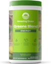 Erstaunliche Grasgrüne Mischung Energie: Glatte Mischung, Super Greens Powder & Plant Based Koffein mit Matcha Green Tea & Beet Root Powder, Lemon Lime, 60 Servierungen (Packaging May Vary)