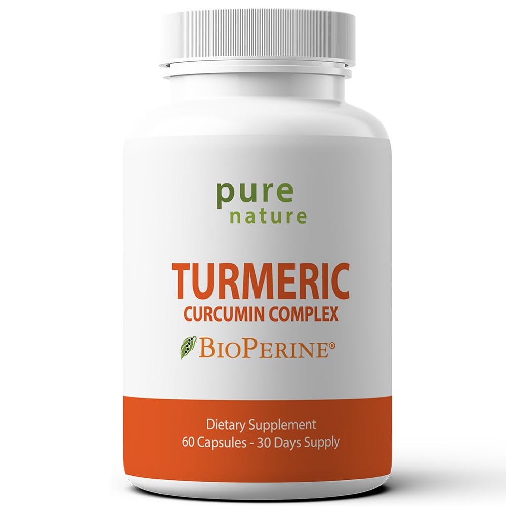 PureNature Kurkuma Curcumin mit BioPerine Kurkuma Natur