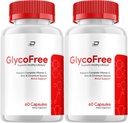 GlycoFree Capsules, GlycoFree Advanced Supplement, Alle natürlichen Formel, um gesunde Levels zu erhalten, maximale Stärke tägliche Formel, Glyco kostenlose Kapseln Bewertungen (2 Pack - 120 Kapseln)