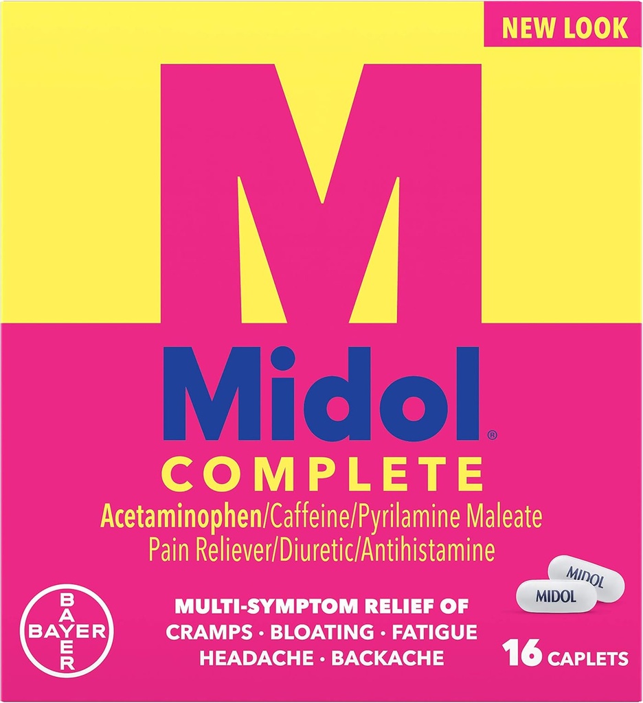 Casquettes menstruelles de force maximale Midol - 16