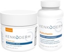 Kenkoderm Psoriasis Feuchtigkeitscreme & Multivitamin Hautpflege Bundle, Feuchtigkeitsspendende Creme mit Salicylsäure, 10 oz & Multivitamin mit Omega 3 & Vitamin D, Immununterstützungsergänzung, 120 Kapseln