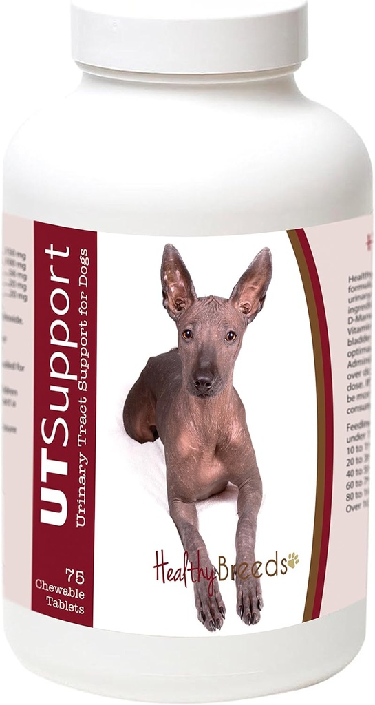Gesunde Rassen Xoloitzcuintli Cranberry Chewables - UT Support - Effektiv bei der Bekämpfung von schädlichen Bakterien und verhindern Infektion in Ihrem Hund Blase - 75 Count