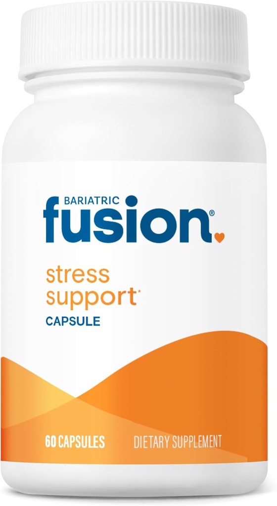 Bariatric Fusion Stress Support* | Vegan Ergänzung mit Magnesium und Ashwagandha | Tägliches Vitamin für Frauen und Männer | Gluten, Milch und Soja Kostenlose | Non-GMO | 60 Kapseln