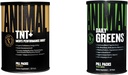 Tier TNT+ Test Booster, Prostata und Stress unterstützen Greens Chlorophyll, Spectra, Prebiotic, Probiotic für Gut & Immune Health, 30 Count