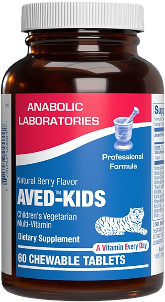 25-in-1 Kids Chewable Multivitamin - Clinically Formulated Kids Multivitamin with Iron Magnesium Vitamins A B Complex C D E Antioxidant Rich Fruit Extracts & More - Made in The USA - 1 Month Supply