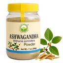 BASIC AYURVEDA Ashwagandha Wurzel-Pulver | Withania Somnifera Kräuter-Pulver für Glatttiere, Tonics & Rezepte | Natürliche ayurvedische Ingredient | Keine Füllstoffe, keine Additive | 7.05 Oz (200g)