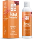 2X4 Elderberry mit Zink und Vitamin C für Erwachsene - Flüssige tägliche Immununterstützung - Liposomale Immunität Supplement Vitamine, Non-GMO, Zucker, 30 Servierungen, 5 fl oz