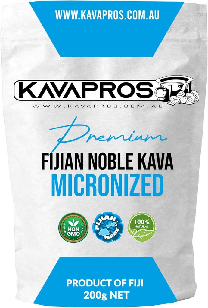 Poudre de kava bio Fiji Kava micronisée de qualité supérieure fabriquée à partir de vieille racine de 6 ans