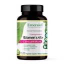 Emerald Labs 45+ Clinical Multi - Multivitamine pour un soutien complet, os et santé cardiaque* - Conçu pour les femmes 45+ - Sans gluten et végétarien - 120 capsules végétales (30 jours d'approvisionnement)