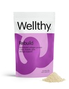 Wellthy Collagen Peptides Protein Powder - Grass Fed hydrolysiertes Kollagen für Haarwachstum, Haut, Nägel, Gut und Joint Support - 20.000mg Collagen & 18g Protein | Unflavored (15 Servierungen)