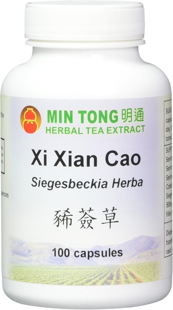 100* 500mg Caps de Siegesbeckia Herba Xi Xian Cao Extrait concentré / Bouilloire, prendre 2-4 pilules, trois fois par jour par Bio Essence