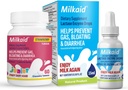 Milkaid Junior Lactase Enzym Chewable Tablets für Lactose Intolerance | Verhindert Gas, Bloating, Durchfall in Kinders Fast Acting Dairy Digestive Supplement für Kinders Strawberry Flavor | 60 ct (2)
