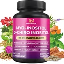 BMVINVOL Inositol Supplement - Myo-Inositol und D-Chiro Inositol Ideal 40:1 Ratio - Plus Berberine, Cinnamon, Ashwagandha + 5 Mehr - 90 Kapseln