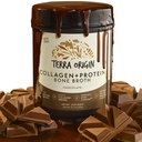 ORIGINAL TERRA Collagène Peptides Poudre de collagènes D'os Broth Collagène hydrolisé de type I et III Supplément protéinique pour femmes et hommes Cheveux, peau, ongles et soutien articulaire D'os au chocolat (20 portions)