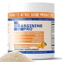 L-Arginin PRO | 5.500mg L-Arginin Plus L-Citrulline 1.100mg Orange Pulver-Getränk-Misch-Ergänzung für erhöhte Stickstoffoxid-Produktion