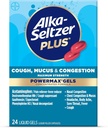 Alka-Seltzer Plus Fort maximum Toux, mucus et congestion Gels liquides Powermax, soulagement rapide et efficace de la congestion thoracique, suppresseur de la toux, pour les adultes et les enfants 12 ans et plus 24 Nombre
