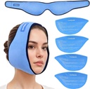 Ice Pack für Weisheit Teeth Entfernung mit 4 wiederverwendbaren heißen kalten Gel-Packs, Weisheit Teeth Ice Pack Head Wrap für Tonsillectomy, TMJ, Zahnextraktion, Jaw Pain, Oral Surgery, kosmetische Injektion