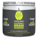 Nootropic Brain Booster (90 Servierungen) Nootropic Drink Mix & Brain Supplement - Brain Fuel Boosts Energy, Focus & Memory - Zero Calories, Sugar Free - Kiwi Strawberry