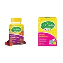 Culturelle Daily Probiotic for Kids + Veggie Fiber Gummies (Ages 3+) - 30 Count & Kids Chewable Daily Probiotic for Kids, Alter 3+, 30 Count, #1 Kinderarzt-Recommend